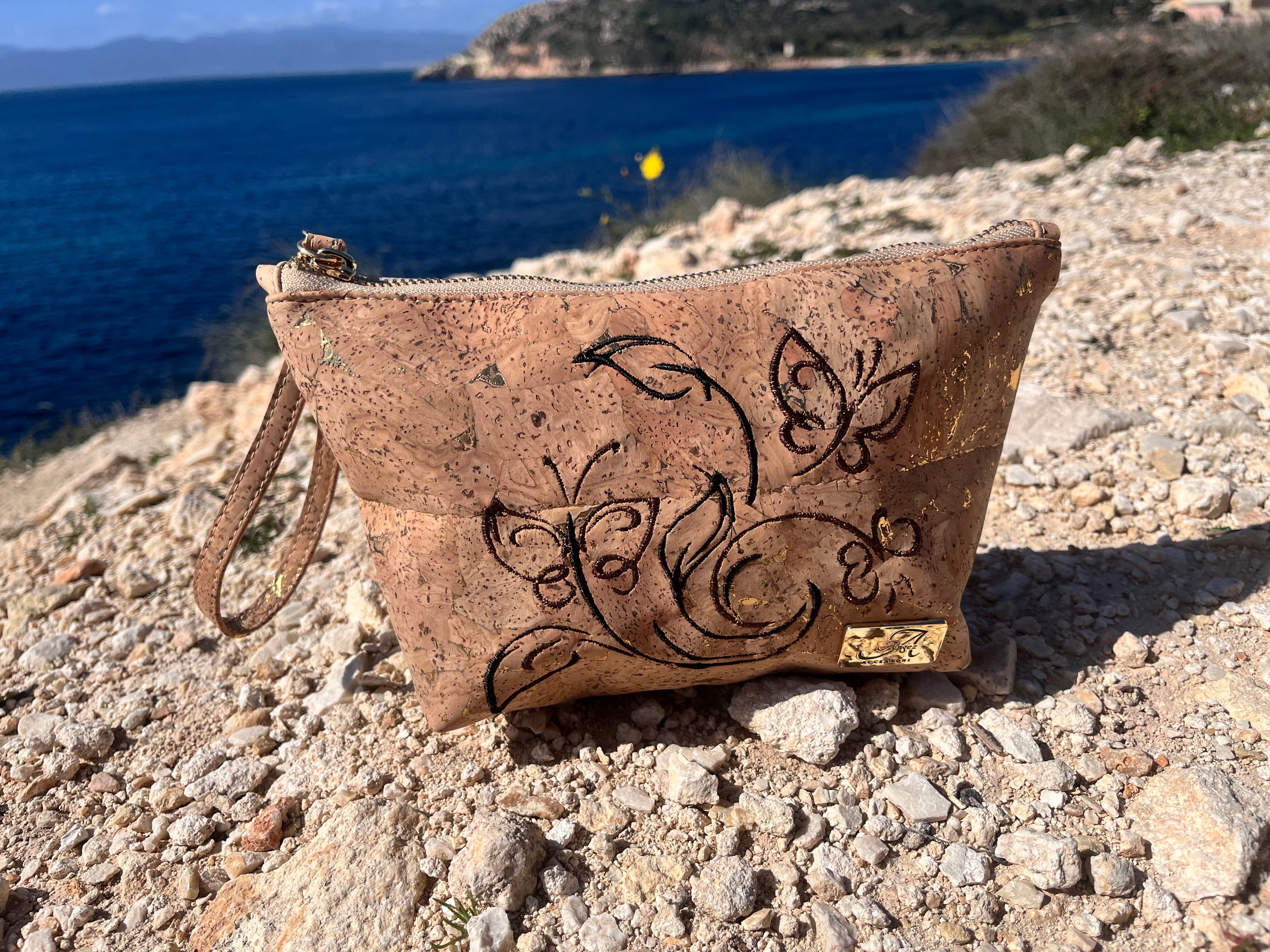 Pochette Alissa – Farfalle ricamate