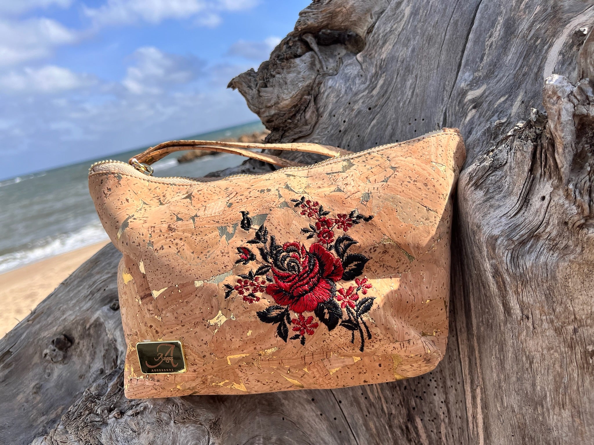 Pochette Alissa – Rosa Ricamata