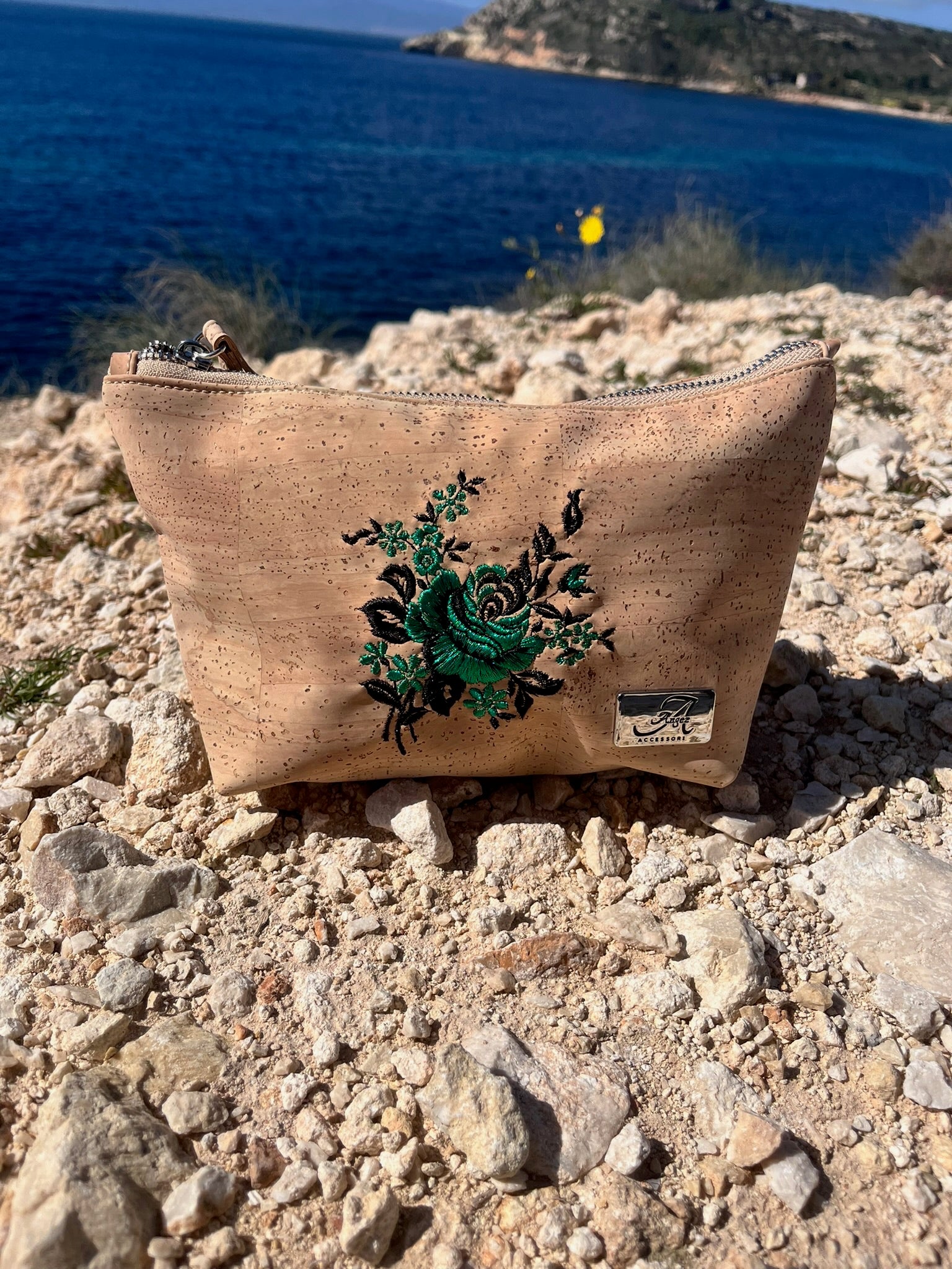 Pochette Alissa – Rosa Ricamata