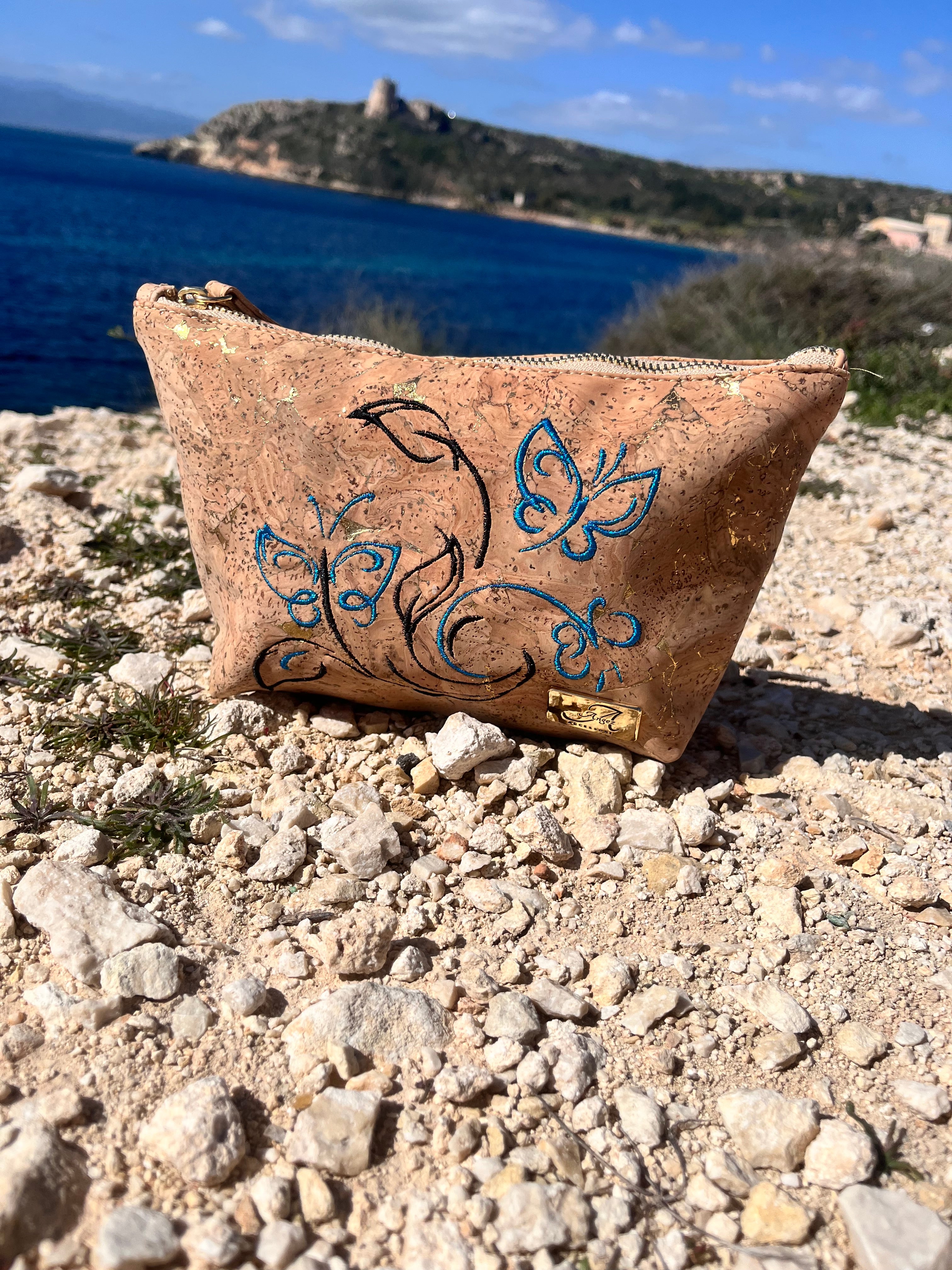 Pochette Alissa – Farfalle ricamate